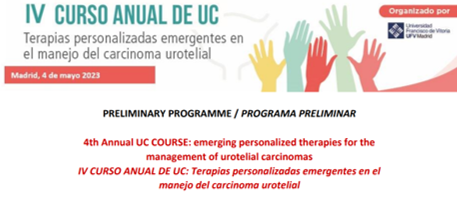 IV Curso Anual de UC: Terapias personalizadas emergentes en el manejo del carcinoma urotelial