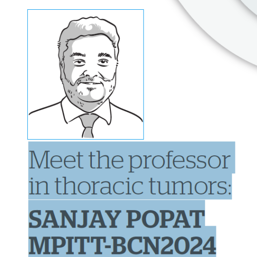 Meet the professor in thoracic tumors: Sanjay Popat